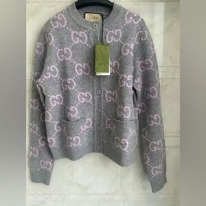 Gucci GG Logo Cardigan Sweater